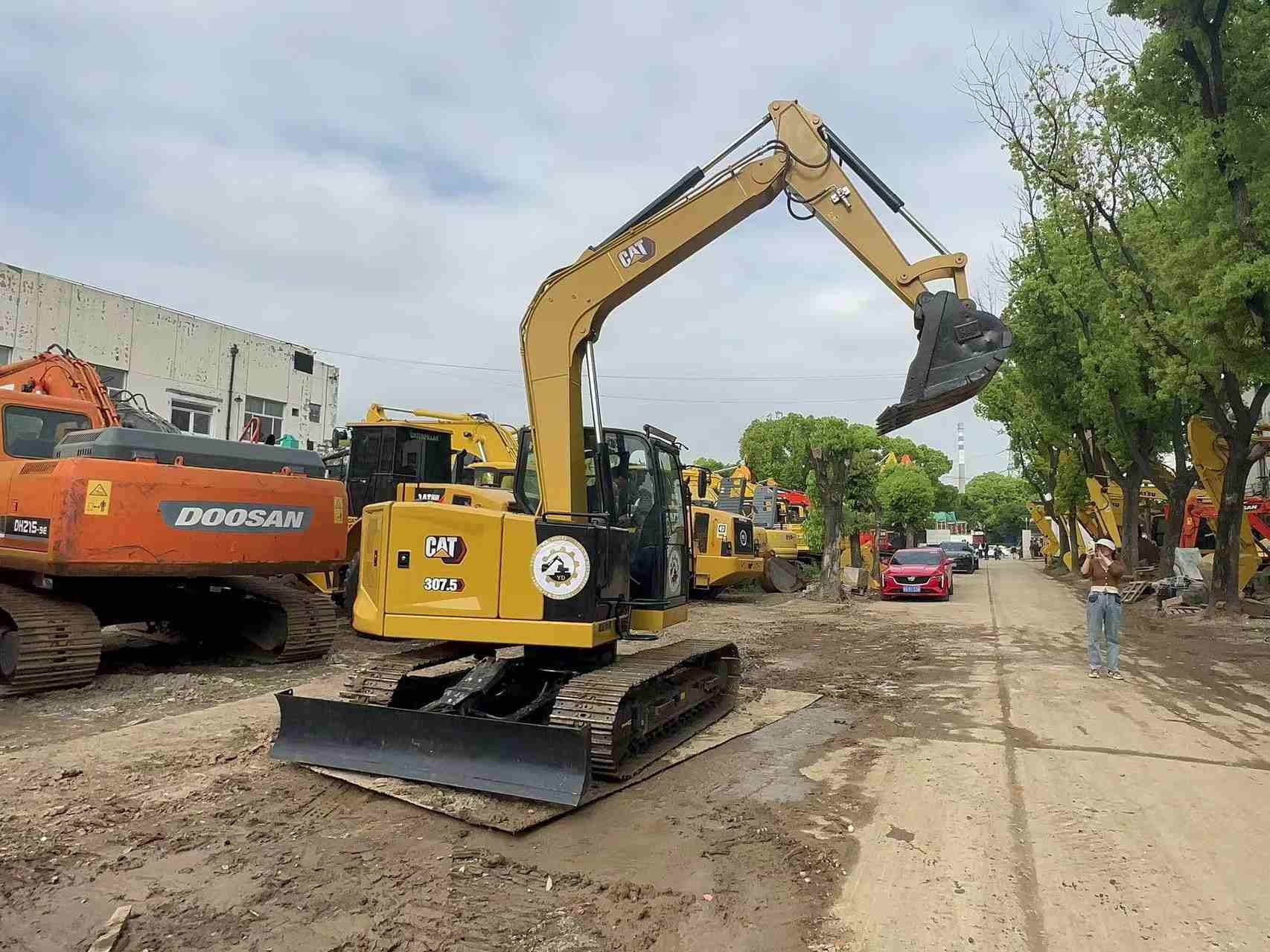 Jepang, Amerika Serikat Digunakan CAT Excavator untuk dijual 307.5 Jindongyu Machinery
