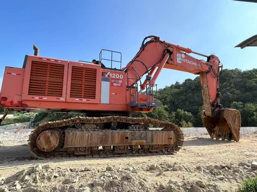 Jepang Digunakan Hitachi Excavator 120 ton untuk dijual EX1200 Jindongyu Machinery