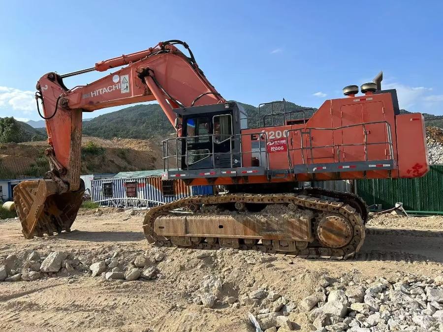 Jepang Digunakan Hitachi Excavator 120 ton untuk dijual EX1200 Jindongyu Machinery