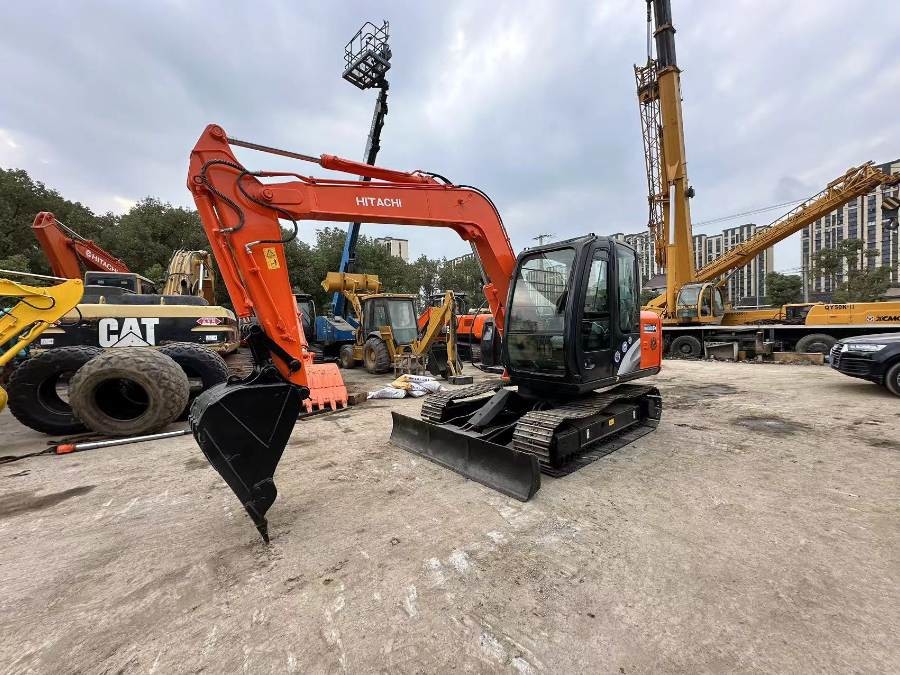 Jepang Digunakan Hitachi Mini Excavator 7ton untuk dijual Second Hand ZX70 Jindongyu Machinery