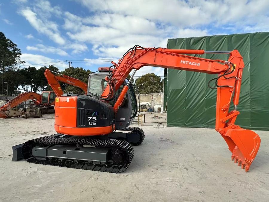 Jepang Digunakan Hitachi Excavator untuk dijual Second Hand Mini ZX75US-A Jindongyu Mesin