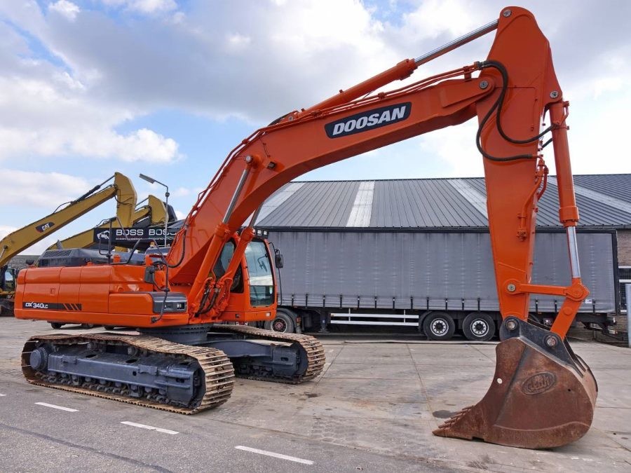 Korea Digunakan Doosan Excavator untuk dijual Second Hand DX340LC Jindongyu Mesin