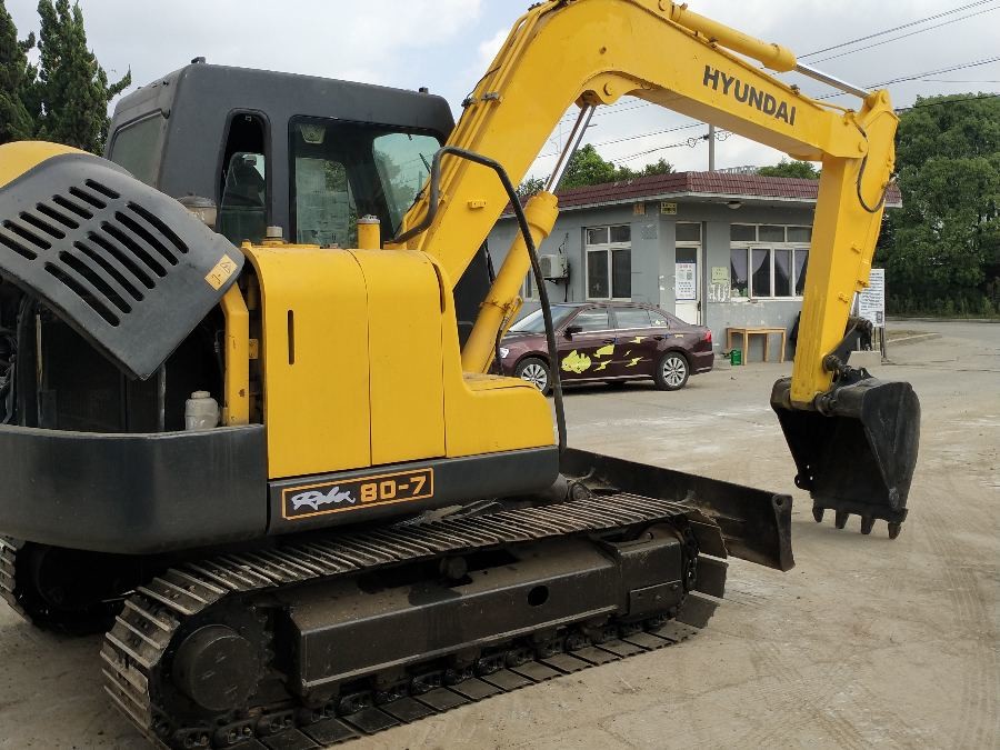Korea Digunakan Hyundai Excavator untuk dijual R80-7 8 Ton Jindongyu Mesin