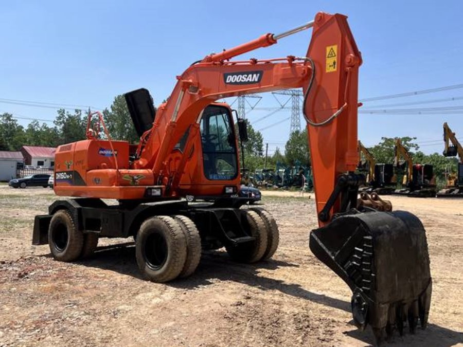 Korea Digunakan Doosan Excavator untuk dijual second hand DH150W Jindongyu Mesin