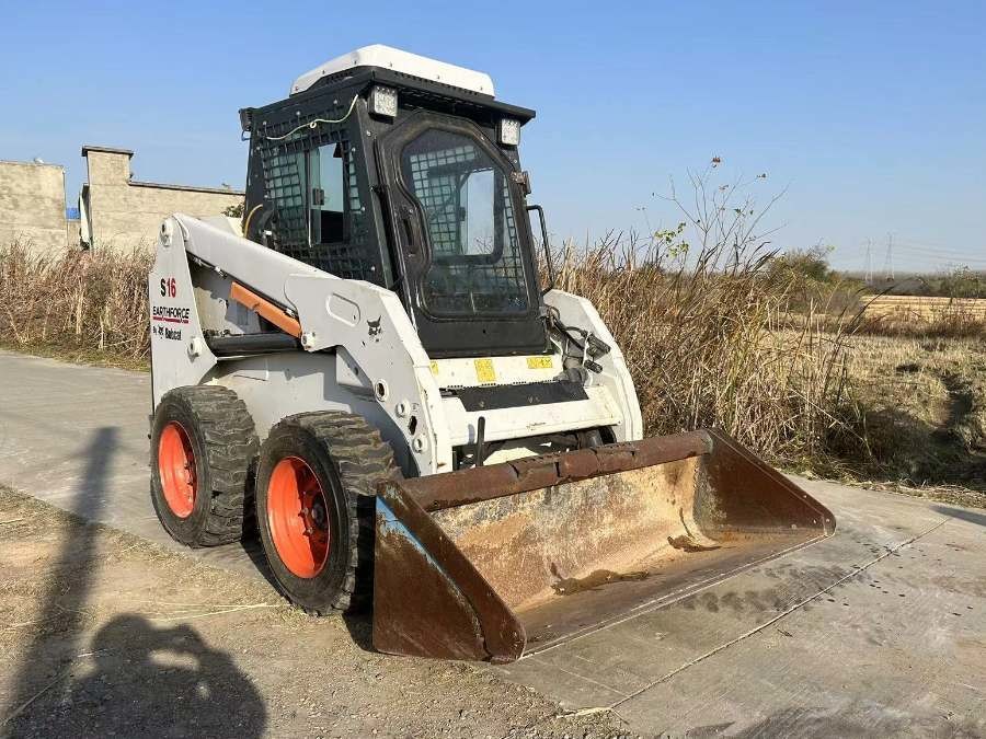 Amerika Serikat Dipakai Bobcat Skid Steer Loader untuk dijual Second Hand S16 Jindongyu Mesin