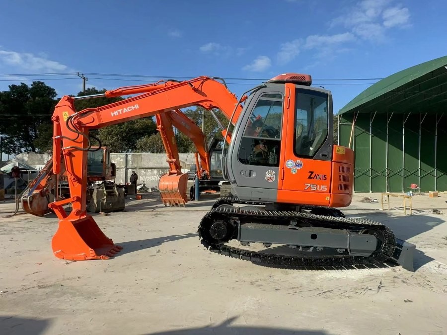 Jepang Digunakan Hitachi Excavator untuk dijual Second Hand Mini ZX75US-A Jindongyu Mesin
