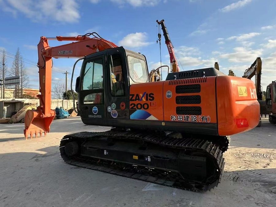 Jepang Digunakan Hitachi Excavator untuk dijual Second Hand ZX200 Jindongyu Machinery