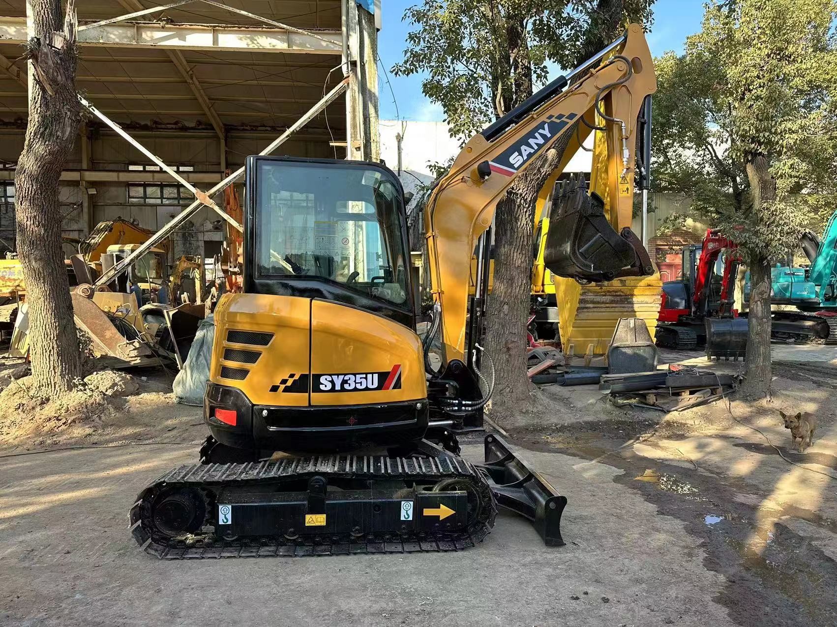 China Digunakan Sany Excavator untuk dijual Second Hand SY35U Jindongyu Mesin
