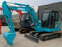 Original digunakan Kobelco SK60 Excavator Mini Digger Dijual Dalam kondisi baik